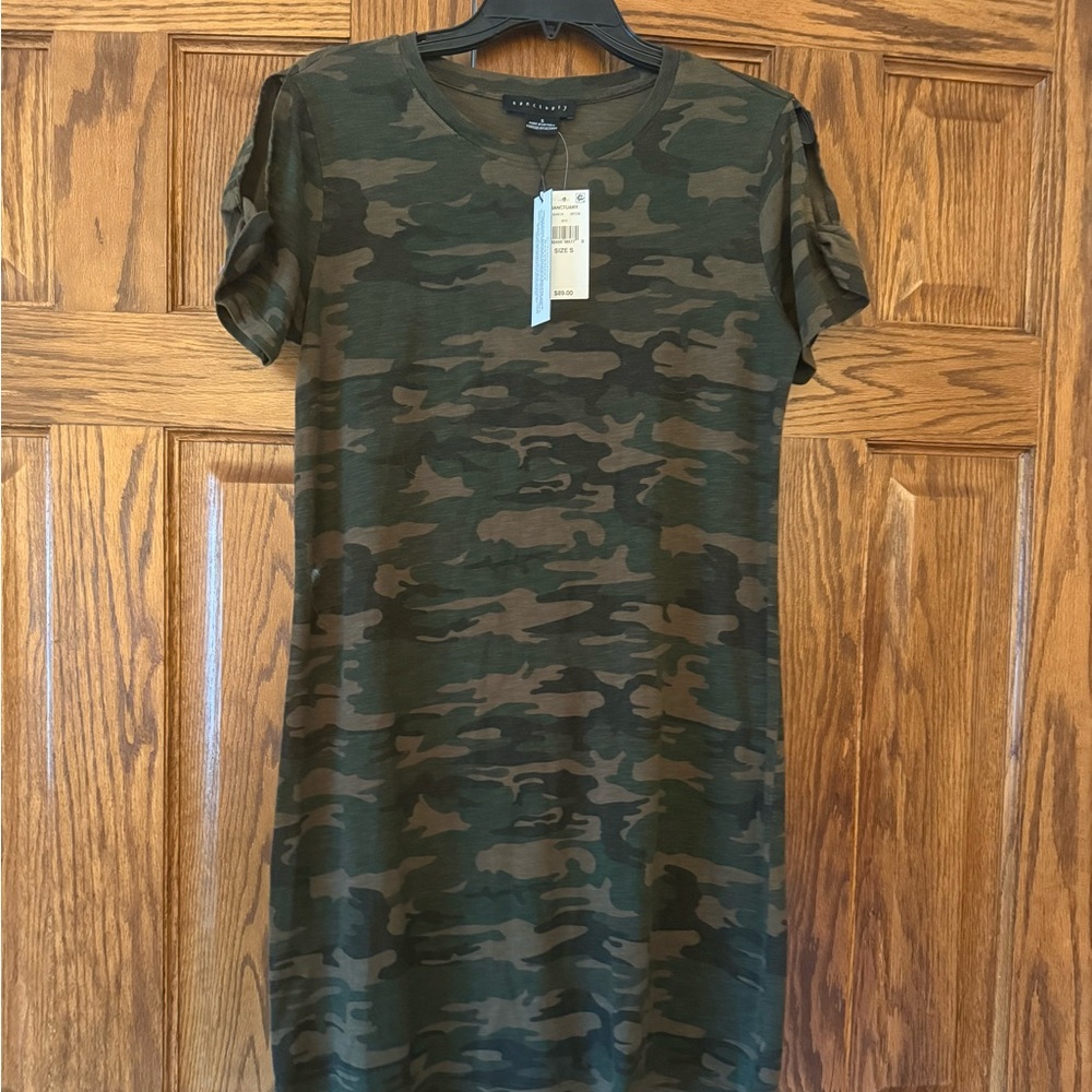 Sanctuary Green Camo Dress